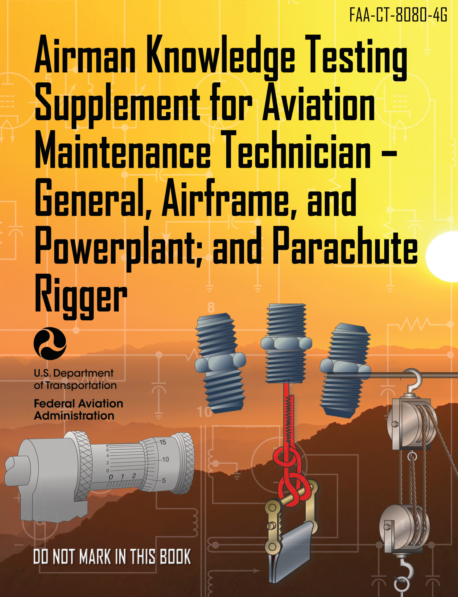 FAA Airman Knowledge Testing Supplement CT 8080-4G cover